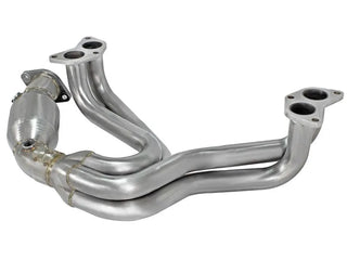 aFe Twisted Steel Long Tube Header w/Cat: Fits Most Subaru BRZ & Toyota 86 2.0L