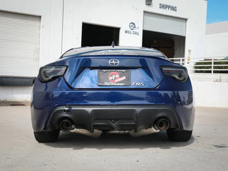 Takeda Cat-Back Exhaust System with Carbon Fiber Tips: Fits Most FR-S/BRZ/86/GR86 Models