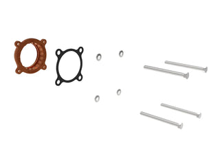 AFE Silver Bullet Throttle Body Spacer (Orange): Toyota GR86 / Subaru BRZ 2.4L 2022 - 2024