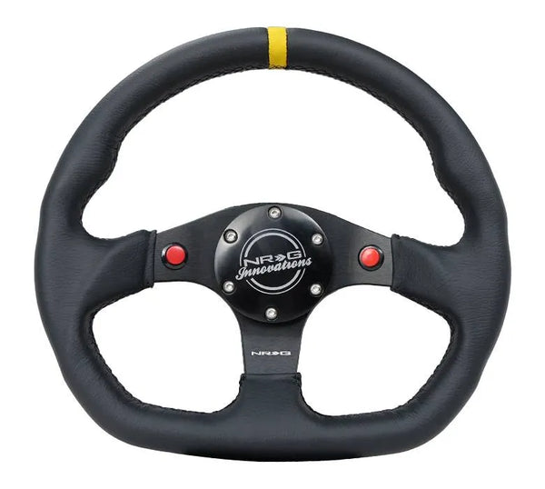 NRG Innovations Flat Bottom Steering Wheel | FastScions