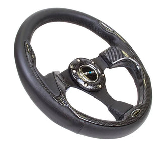 NRG Innovations RST-001 Pilota Leather Steering Wheel (320mm)