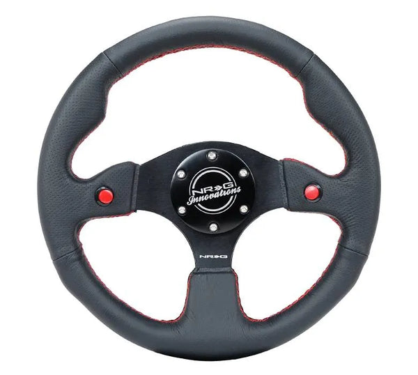 19mm Black Launch Control Steering Wheel Push Button – Momentary Activation For 2-Step & Anti-Lag