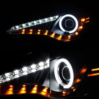 Spyder CCFL Halo Projector Headlights (Black): Scion FR-S 2013 - 2016