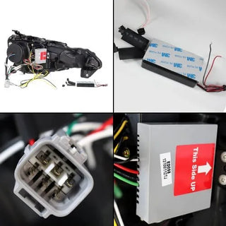 Spyder CCFL Halo Projector Headlights (Black): Scion FR-S 2013 - 2016