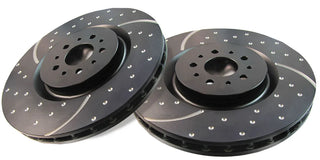 EBC GD Dimpled & Slotted Front Brake Rotors: Fits Most Subaru BRZ, Toyota 86, GR86, FR-S