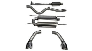 CORSA Performance Polished Sport Cat-Back Exhaust: Fits FR-S/86/BRZ