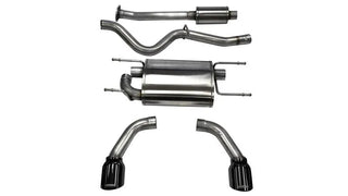 CORSA Performance Black Sport Cat-Back Exhaust: Fits Most BRZ/FR-S/86 Models