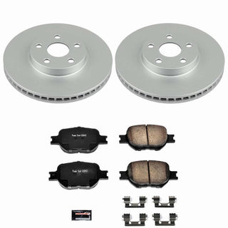 PowerStop Front Z23 Coated Brake Kit: Scion tC 2005 - 2010