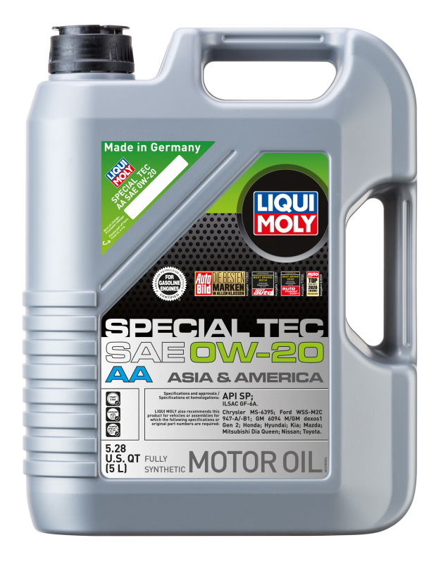 LIQUI MOLY 5L Special Tec AA Motor Oil SAE 0W20