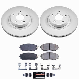 PowerStop Front Z23 Coated Brake Kit: Scion FR-S / Subaru BRZ 2013 - 2016
