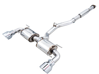 AWE Touring Edition Cat-Back Exhaust (Polished Tips): Toyota GR86 & Subaru BRZ 2.4L 2022 - 2024