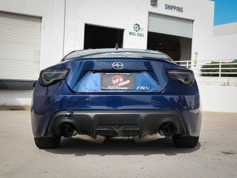 Takeda Cat-Back Exhaust System (Black Tips): Scion FRS (13-16) / Subaru BRZ (13-24) / Toyota 86 (17-20) / GR86 (22-24) 2.0L / 2.4L