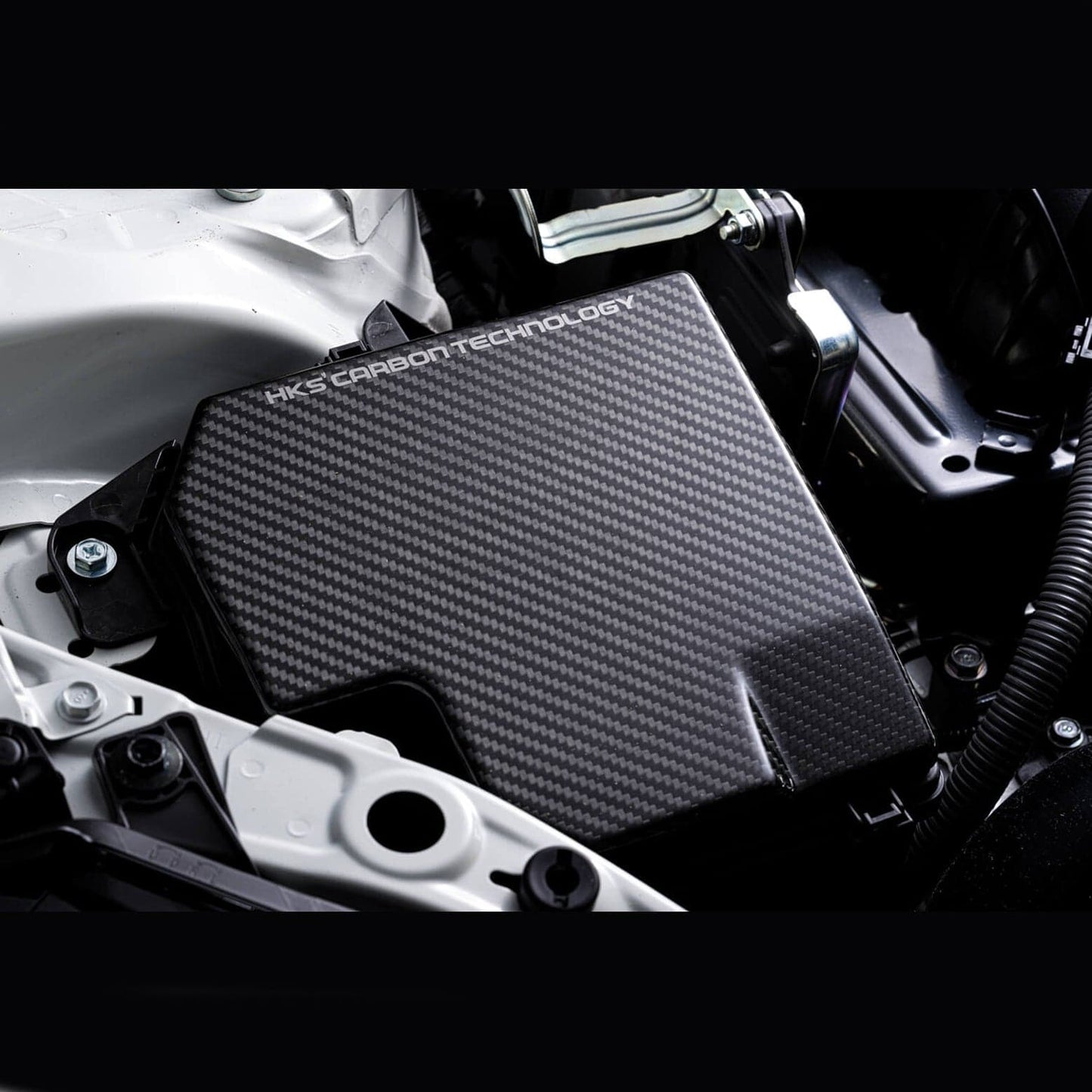 HKS DryCarbon Fuse Box Cover: Subaru BRZ (22+) & Toyota GR86 (22+)