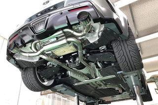 HKS Dual Hi-Power Titanium Tip Catback Exhaust: Toyota GR Supra A90 2020+ (B58) w/o OPF