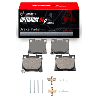 R1 Concepts Optimum OE Pads & Hardware Kit (REAR): Toyota GR Corolla (23-26)