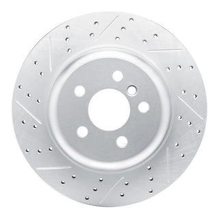 DFC Drilled & Slotted Geoperformance Rotor (RIGHT REAR): Toyota GR Supra (20-26)