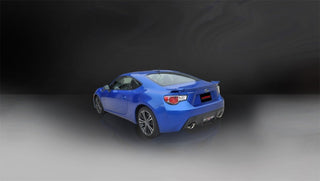 Corsa "Polished" Sport Cat-Back Exhaust: Scion FR-S 2013-2016; Toyota 86 2017-2023; Subaru BRZ 2013-2023