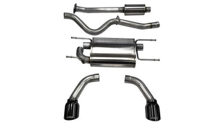 Corsa "Black" Sport Cat-Back Exhaust: Scion FR-S 2013-2016; Toyota 86 2017-2023; Subaru BRZ 2013-2023
