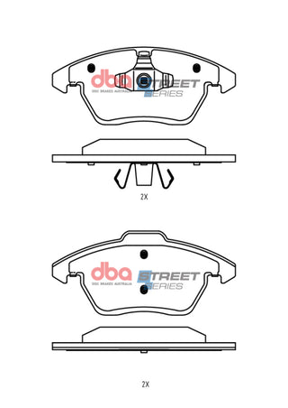 DBA 13-24 Scion FR-S (w/292mm Front Rotor) Rotor Front Street Series Brake Pads