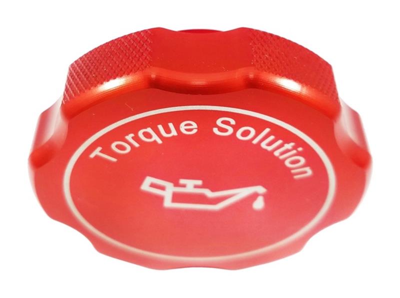 Torque Solution Billet Oil Cap 89+ Subaru - Red