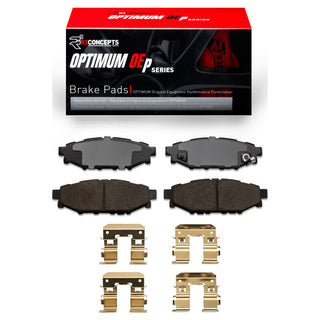 R1 Concepts Optimum OE Pads & Hardware Kit (REAR): BRZ/FR-S/86 (2551-1114-01)