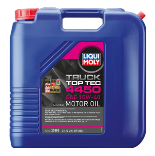 LIQUI MOLY 20L Top Tec Truck 4450 Motor Oil SAE 15W40