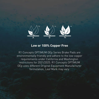 R1 Concepts Optimum OE Pads & Hardware Kit (FRONT): BRZ/GR86