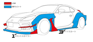 HKS Body Kit Type-R Base Kit: Subaru BRZ (22+) & Toyota GR86 (22+)