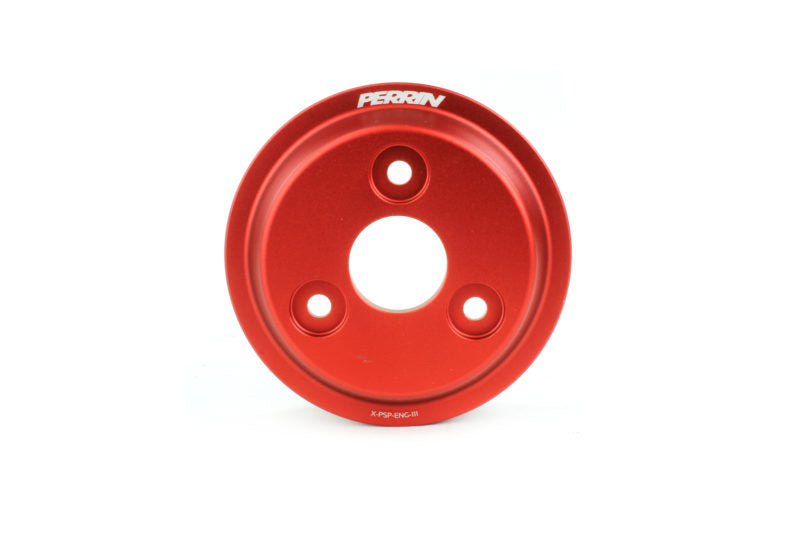 Perrin Water Pump Pulley (Red): Toyota GR86 & Subaru BRZ 2.4L 2022 - 2025