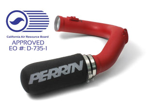 Perrin Cold Air Intake (Wrinkle Red): Scion FRS (13-16) / Subaru BRZ (13-20) / Toyota 86 (17-20) w/ Manual Transmission