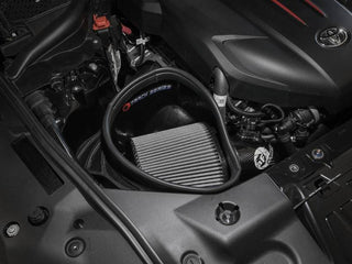 Takeda Track Series Carbon Fiber Cold Air Intake System w/Pro DRY S Filter: Toyota GR Supra 3.0L Turbo 2020 - 2024