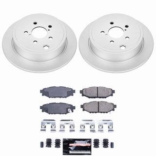 PowerStop Rear Z23 Coated Brake Kit: Scion FR-S / Subaru BRZ 2013 - 2016