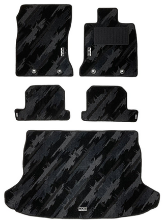HKS Monotone Oil Color 5 Piece Floor Mat Set: Toyota GR86 (ZN8) (22+) & Subaru BRZ (ZD8) (22+)