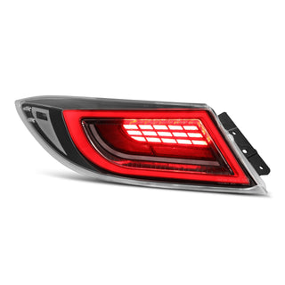AlphaRex LUXX LED Tail Lights (Alpha-Black): Toyota GR86 & Subaru BRZ 2.4L 2022 - 2026