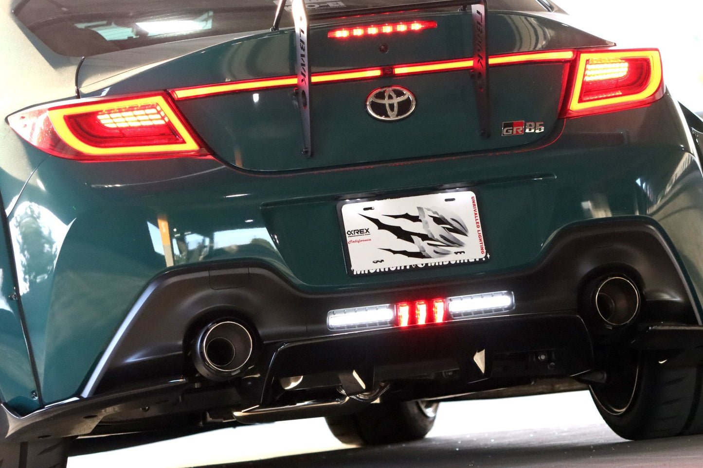 AlphaRex LUXX LED Tail Lights (Black / Smoke): Toyota GR86 & Subaru BRZ 2.4L 2022 - 2025
