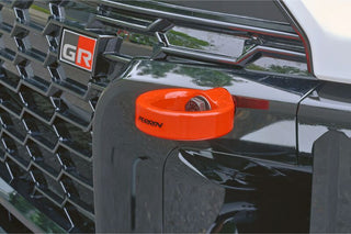 Perrin Performance Front Tow Hook - Red: Toyota GR Corolla 2023 - 2026