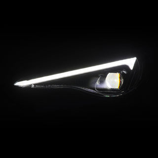 AlphaRex LUXX-Series LED Projector Headlights - Sequential Signal/DRL - Black: Scion FR-S / Subaru BRZ / Toyota 86 2013 - 2021