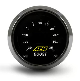 AEM Digital Boost Gauge 35psi 52mm: Fits Most Models