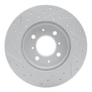 DFC 12-15 Scion Iq Front Right Drilled & Slotted Geoperformance Rotor