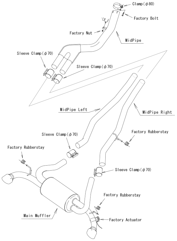 HKS Super Turbo Muffler (Cat-Back): Toyota GR Supra (20+)