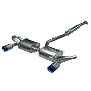 HKS Legamax Sports Exhaust: Scion FR-S (13-20), Subaru BRZ (13-20) & Toyota 86 (13-20) w/ Burnt Tips