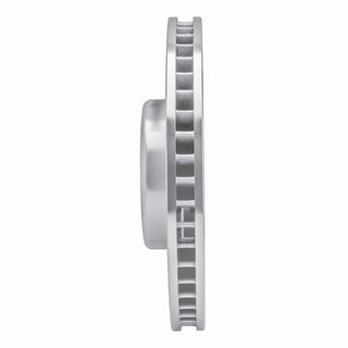 R1 Concepts Drilled & Slotted Silver Brake Rotor (RIGHT FRONT): Toyota GR Supra (20-26)
