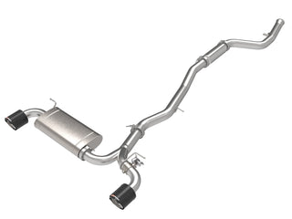 Takeda Cat-Back Exhaust System (w/ Carbon Fiber Tips): Toyota GR Supra 2.0L Turbo 2021 - 2024