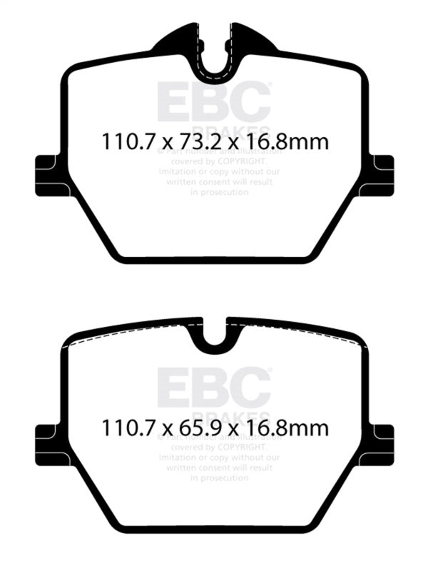 EBC 2019+ BMW Z4 G29 2.0T Ultimax Rear Brake Pads