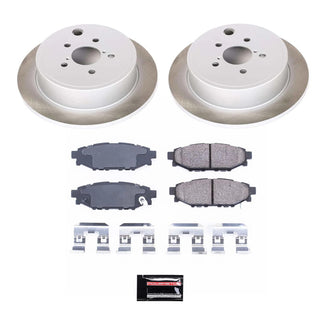 PowerStop Z17 Semi-Coated Rotor Kit (REAR): BRZ/FR-S/86