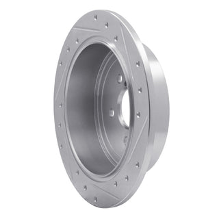 R1 Concepts Drilled & Slotted Silver Brake Rotor (REAR LEFT): BRZ/FR-S/86 (631-13021L)