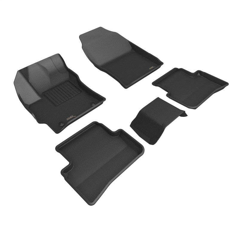 3D Maxpider 23-24 Toyota GR Corolla Kagu Floor Mat- Black R1 R2