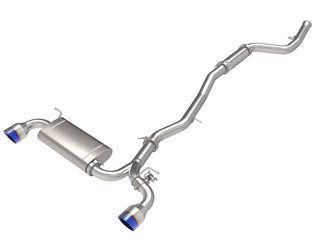 Takeda Cat-Back Exhaust System (w/ Titanium Tips): Toyota GR Supra 2.0L Turbo 2021 - 2024