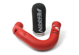 Perrin Cold Air Intake (Wrinkle Red): Scion FRS (13-16) / Subaru BRZ (13-20) / Toyota 86 (17-20) w/ Automatic Transmission