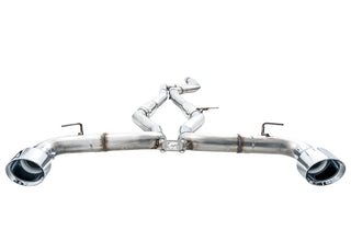 AWE Resonated Track Edition Cat-Back Exhaust (Polished Tips): Toyota GR Supra 3.0L Turbo 2020 - 2024
